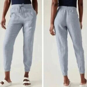 Athleta Retreat Linen Jogger - Chambray